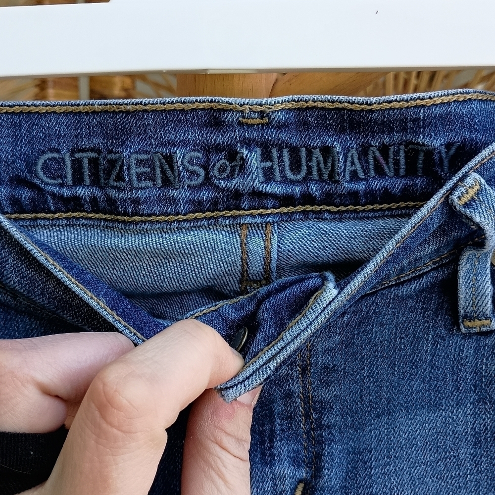 Citizens Of Humanity Classic Blue Straight Leg Women's Jeans_29 - Picture 3 of 8